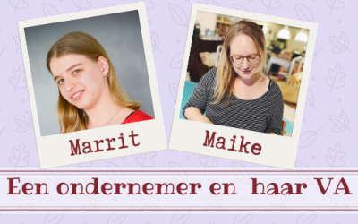 Een ondernemer en haar VA