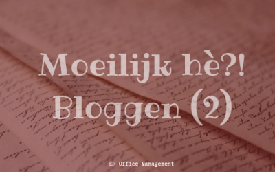 Nog 6 blogmoeilijkheden opgelost