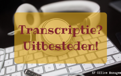 Transcriptie? Uitbesteden!